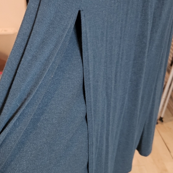 Sweaty Betty Holistic Jersey Knit Dress Teal Blue Green Racerback size Medium - Picture 11 of 11